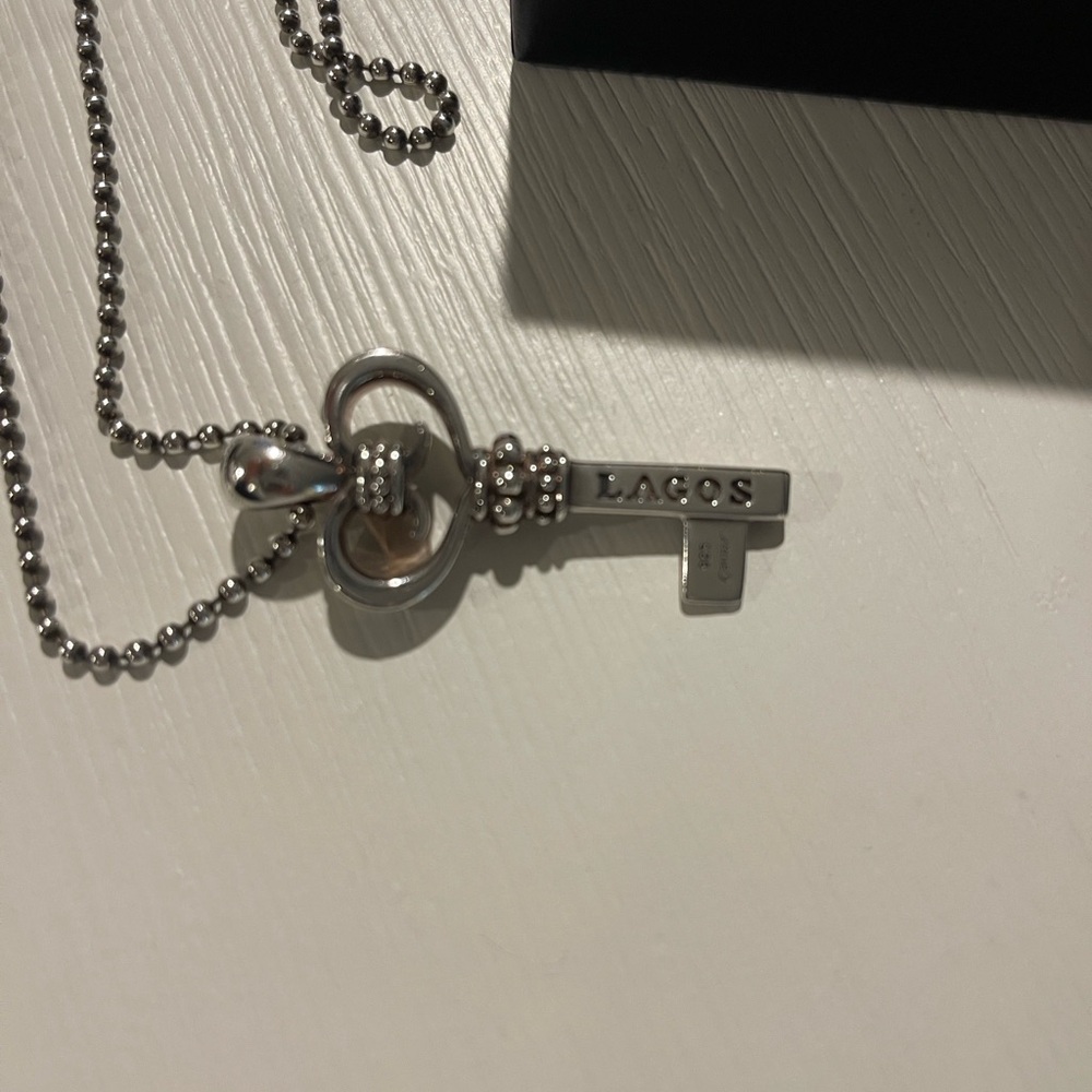 LAGOS Silver Beaded Necklace